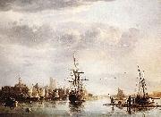 Aelbert Cuyp Ansicht von Dordrecht painting